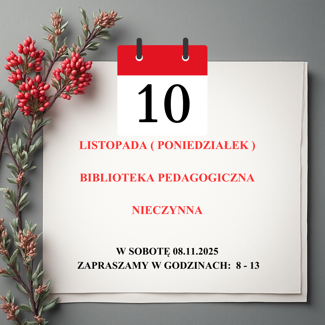 10.11.2025 BIBLIOTEKA NIECZYNNA